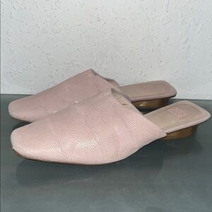 LOUISE ET CIE Coolia Mule In Rose Quartz Leather